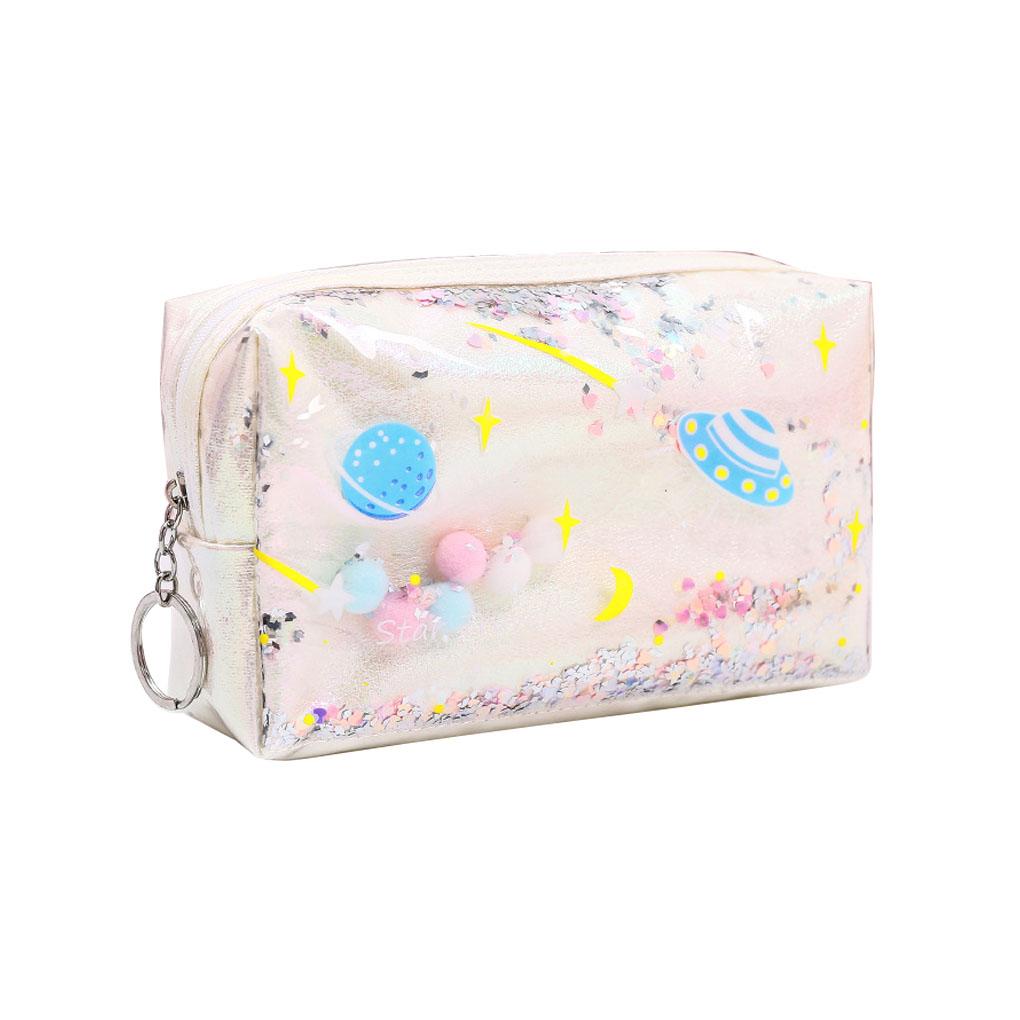 

Womens Girls Pencil Case Makeup Box Girly Bag Storage Bags Organiser