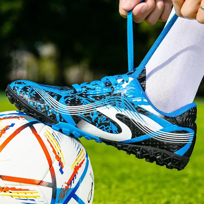 Fußballschuhe Jungen Professionelle Fußballschuhe Kinder Leichtathletik Trainingsschuhe Sportschuh Mädchen Outdoor Stollen Chuteira De Campo