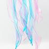 Fantasy Colored Flat Silk Shoelace Sneakers Rope Laces Shoe Accessories 4cm Wider Chiffon Yarn Shoelaces 80/100/120/140CM 1Pair