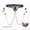 Sex Toys SM Bondage and Discipline Nipple Mouth Ball Couple Flirting Silicone Bell Nipple Clamp Collar Sexy Sex Product