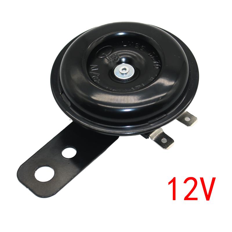 Universal 6V 12V 48V 60V 1.5A 105Db Motorcycle Electric Horn Speaker Waterproof Round For Lightweight Off-Road Vehicle Atv