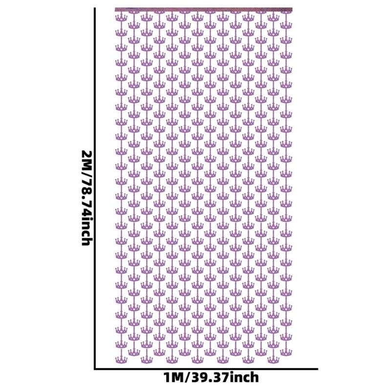 Crown Metallic Sparkling Fringes Curtain Tinsels Foil Tassels Backdrop for Weddings Birthdays and Christmas Party Decors