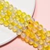 20/50pcs 10mm Transparent Jelly Double Color Glass Beads Spacer Loose Bead for DIY Bracelet Necklace Jewelry Making Accessories