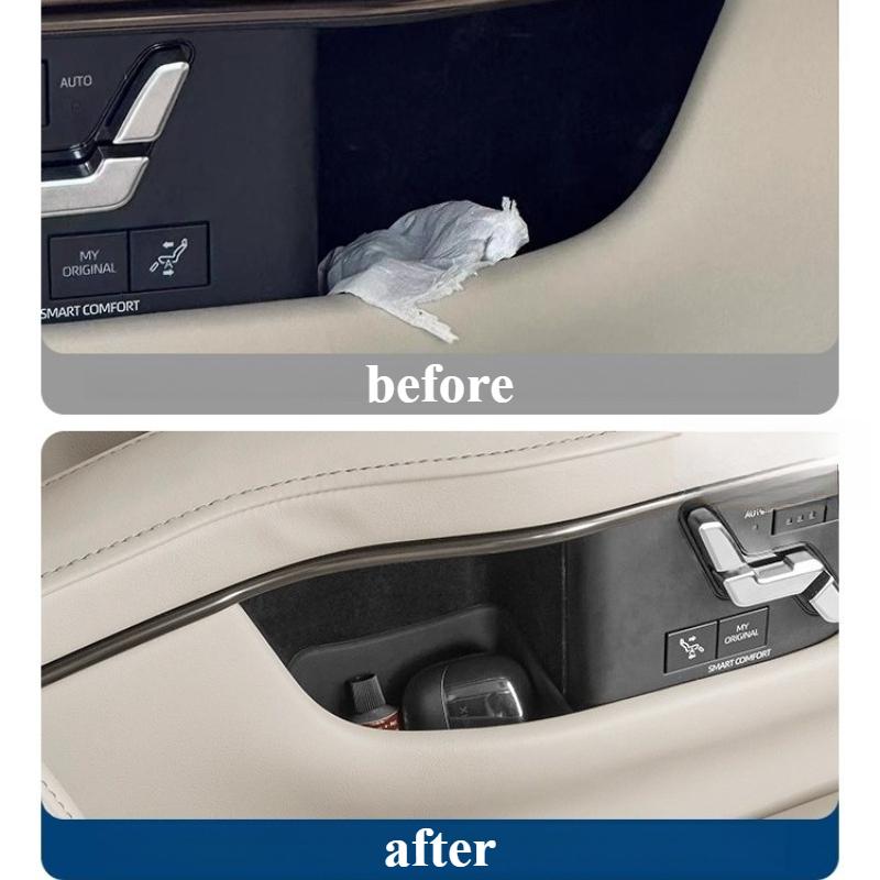 For Toyota Alphard Vellfire 40 Series Seat Storage Slot Silicone Box Pad Modification Accessories Storage Box Car Accessories