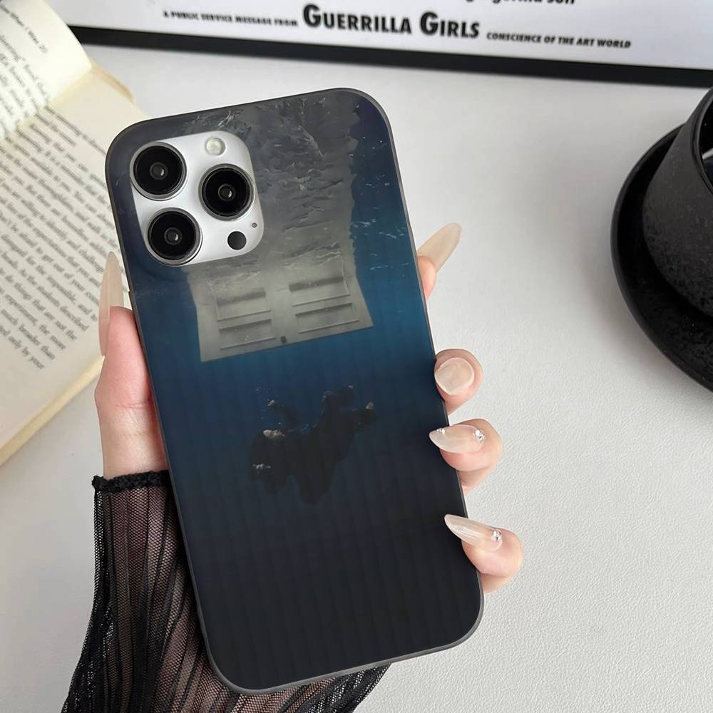 Pop E-Eilish Star B-billie Corrugated Stripe Phone Case For IPhone 17 16 15 14 13 12 11 Pro Max Plus Pro Shockproof Cover