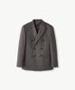 STCO Easy-Care Double-Breasted Glen Check Formal Jacket_Brown (Classic Fit)_Ssjud52Dch