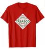 MAGLIETTA NUOVA TABASCO taglie S M L XL XXL 3XL 4XL colori Nero Rosso bianco