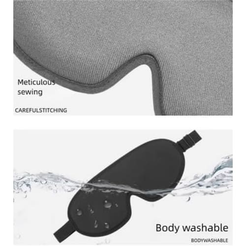 [Good Sleep x Complete Light Blocking x Earplugs Included] Hoshi no Akari Series Eye Mask for Sleeping, Eyemas Eye Mask, All-Season Light Blocking, Co