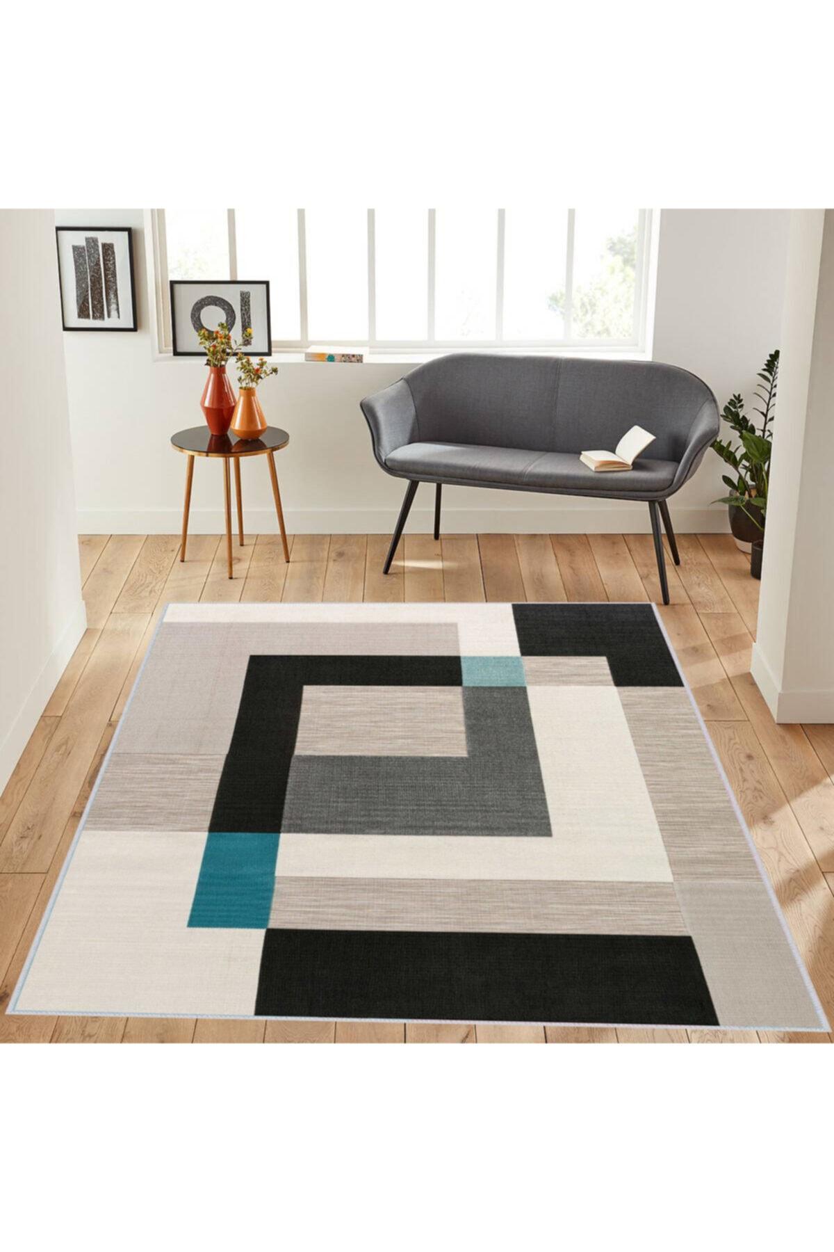 

Моющийся ковер с принтом Rovigo Home RVG1273 50x80 бежевый