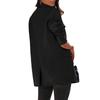 Kvinnor Business Casual Button Lapel Work Jackor Öppen Front Långärmad Fall Outfit