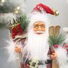 Santa Christmas Decoration 12-Inch Handcrafted Festive Figurine for Tree Mantel Classic Holiday Collectible Gifts Xmas Holiday Tabletop Decor
