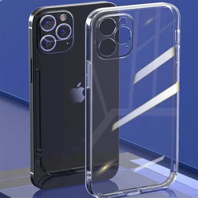 Ultra Thin Soft Silicone Shell For iPhone 11 12 13 14 15 16 Pro Max Xs XR Max 16 7 8 Plus Mini SE2020 Luxury Transparent Cover