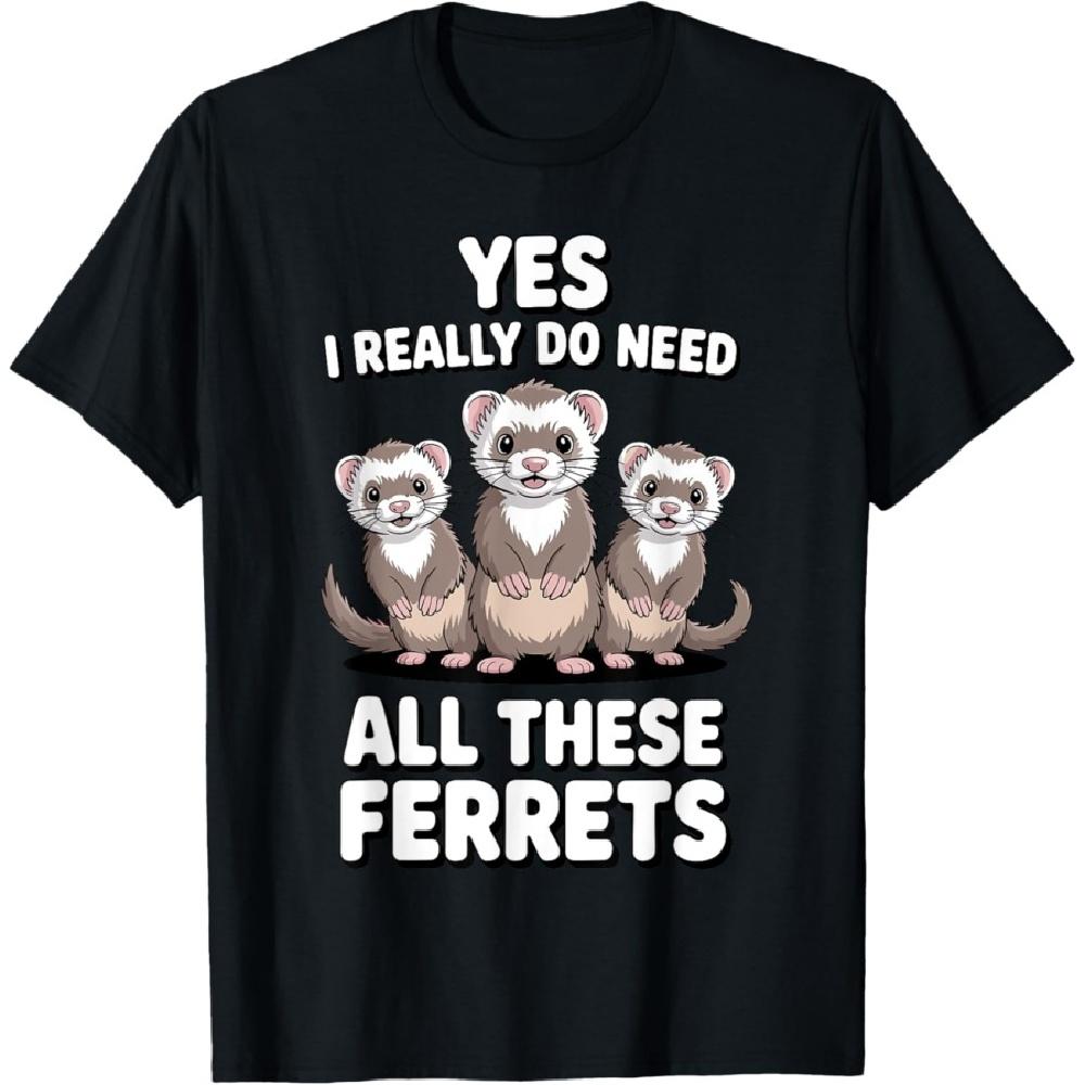 

Лучшее искусство хорька для мужчин, женщин, детей, любителей домашних хорьков, футболка с хорьком(1) XXXXXL чёрный