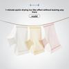 Women's Summer Thin Ice Silk 10A Antibacterial Cotton Extended Crotch Trackless Briefs
