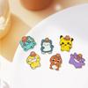 Cute Cartoon Gengar & Psyduck Metal Brooch Badge