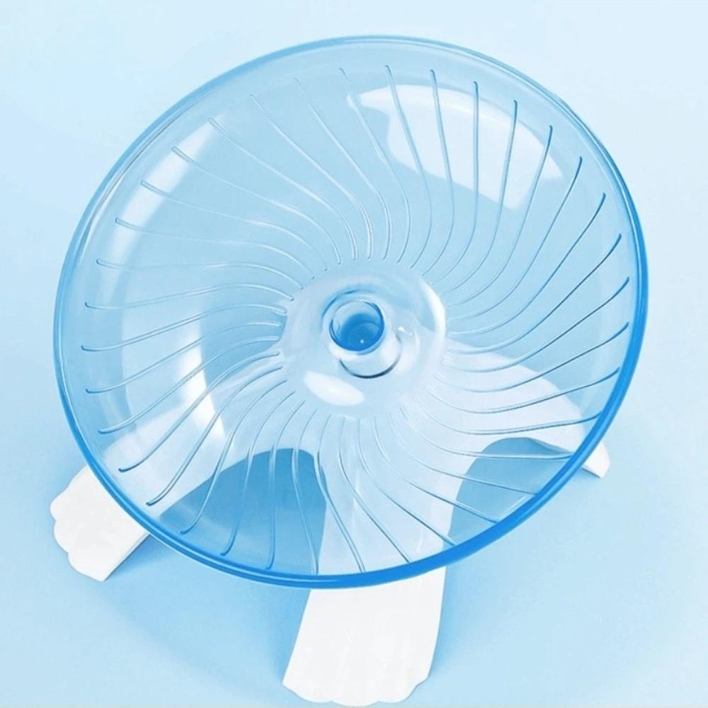 New Acrylic Hamster Running Wheel Anti-slip Silent Spinner Pet Exercise Tool Steel Axle Extra Large Running Disc for Small Pet