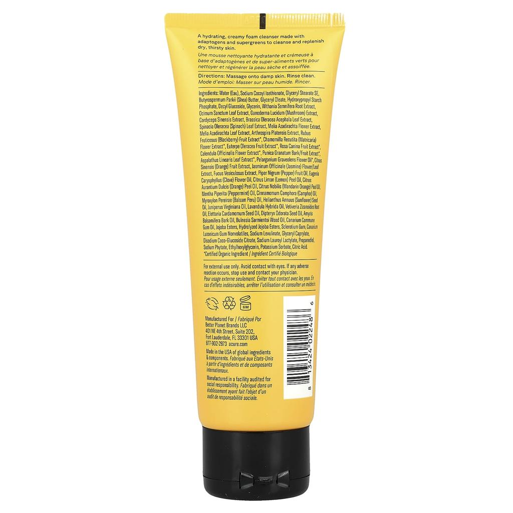 Ultra Hydrating Green Juice Cleanser, Dry Skin, 118Ml(4Fl Oz)