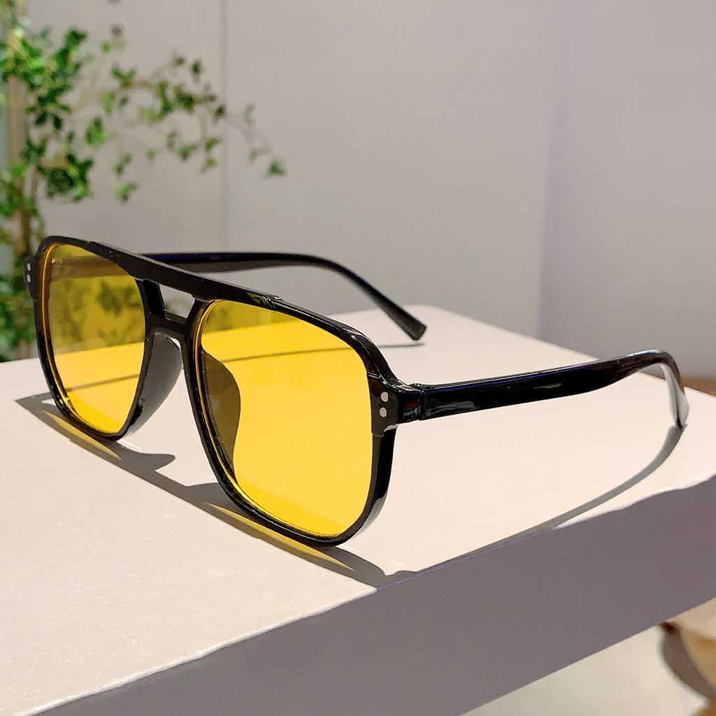 KAMMPT Popular Pilot Designer Oversize Gradient Sunglasses Women Men Outdoor Fashion Sun Glasses