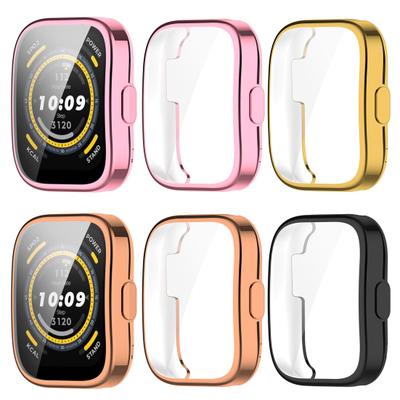 Watch Screen Protective Case for Amazfit Bip 5 Full Protection High Clarity Anti-Scratch Cover for Xiaomi Huami Amazfit Bip5