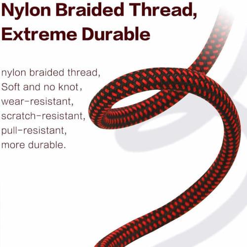 BESTU 3m Shielded Guitar Cable for Guitar, Bass, Electronic Drums, and Drums, 6.35mm Noise-Canceling Shielded Professional Cable with Fabric Braid, St