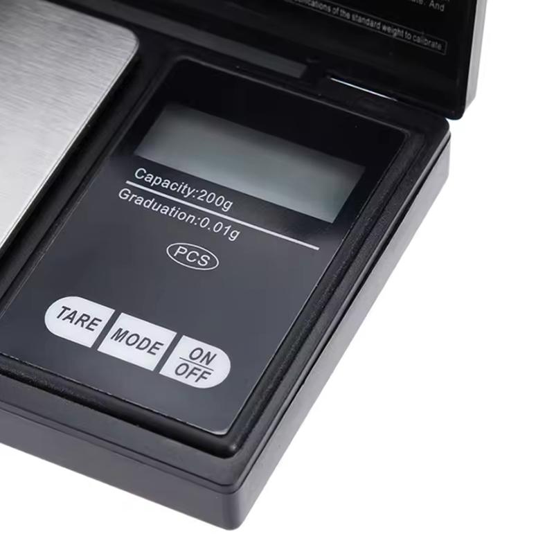 Mini bilancia elettronica in acciaio inossidabile per gioielli Bilancia tascabile digitale Bilancia in grammi d'oro Bilancia tascabile portatile