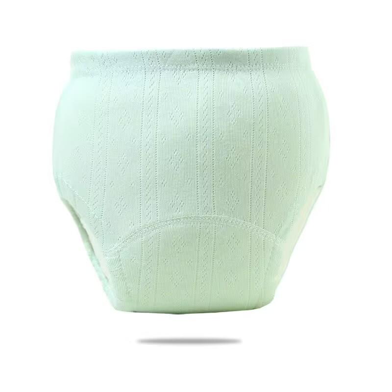 Baby-Baumwoll-Mesh-Trainingshose für Kinder, gerippte Windeln, Baby-Mesh-Hose