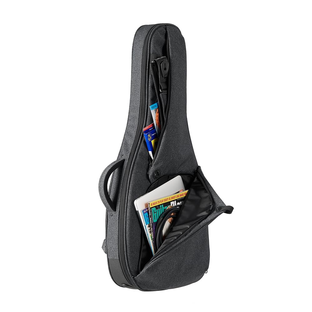 Basiner BRISQ Series Headless Guitar Gig Bag Charcoal Grey (Gig Case) BRISQ-HG