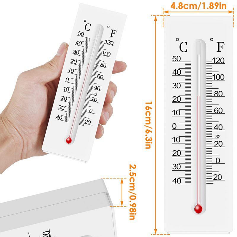 2 Stück Thermometer Dekorativ Versteck für Schlüssel Ablenkung Verstecktes Fach Geheime Aufbewahrung Versteck Outdoor Behälter Behälter Geldkassette