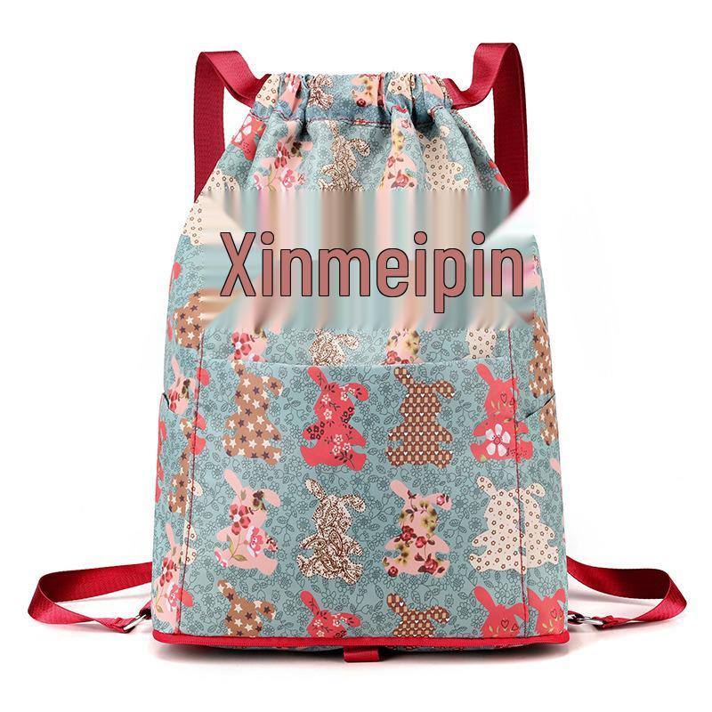 Lightweight Foldable Drawstring Backpack for Travel and Sports Fitness