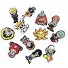 12 ks Kreslené ozdoby na boty One Piece Kompatibilní s DIY Croc dřeváky Sandály Doplňky