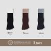 Unisex Autumn Split-Toe Over-the-Knee Socks: Solid Color, Non-Slip, Odor-Resistant, Antibacterial, Breathable, Versatile Casual Wear