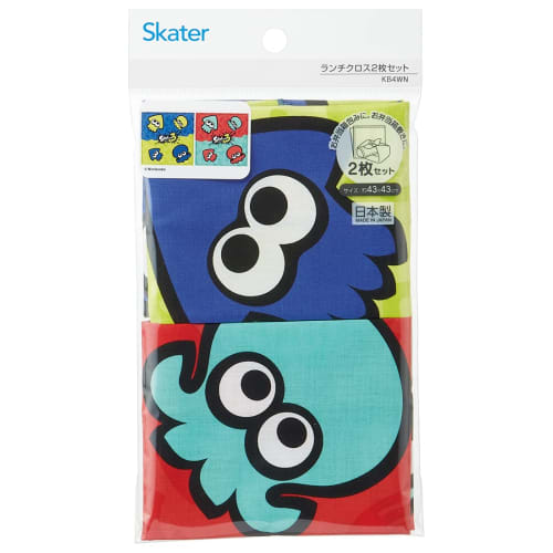 Skater Lunch Cloths for Kids, Set of 2, Splatoon 3, Boys, KB4WN