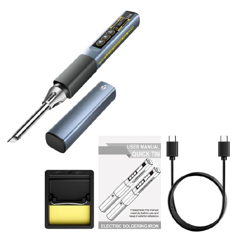 Mini Electric Soldering Iron 96W Adjustable Temperature Fast Heating Portable Digital Display Welding Iron Tool Kits