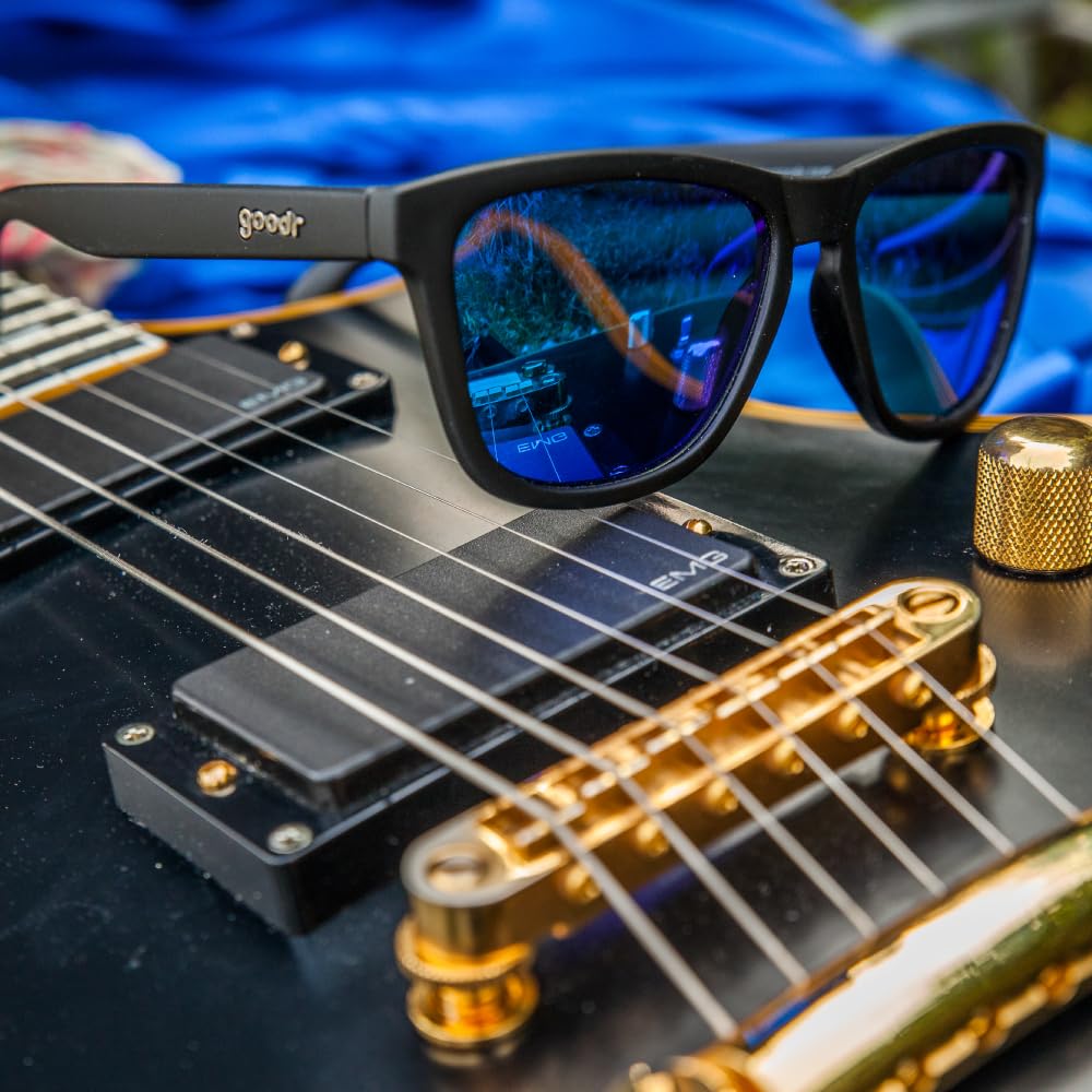 Gooder Mick and Midnight Ramble UV Stays in Mirrored for Men and Perfect for and Outdoor Activities Sunglasses, Keith's OG, Lightweight, Polarized,