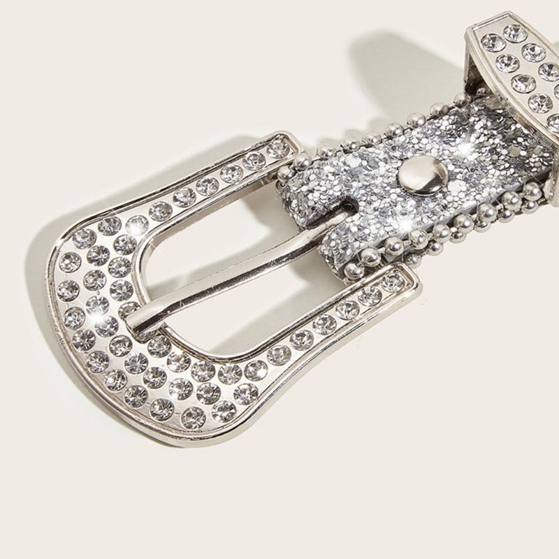 Rhinestone Waist Belt Jean Belt Rhinestone Waistband Crystal Belt Bling Rhinestone Belt Women Fashion Cowgirl Western