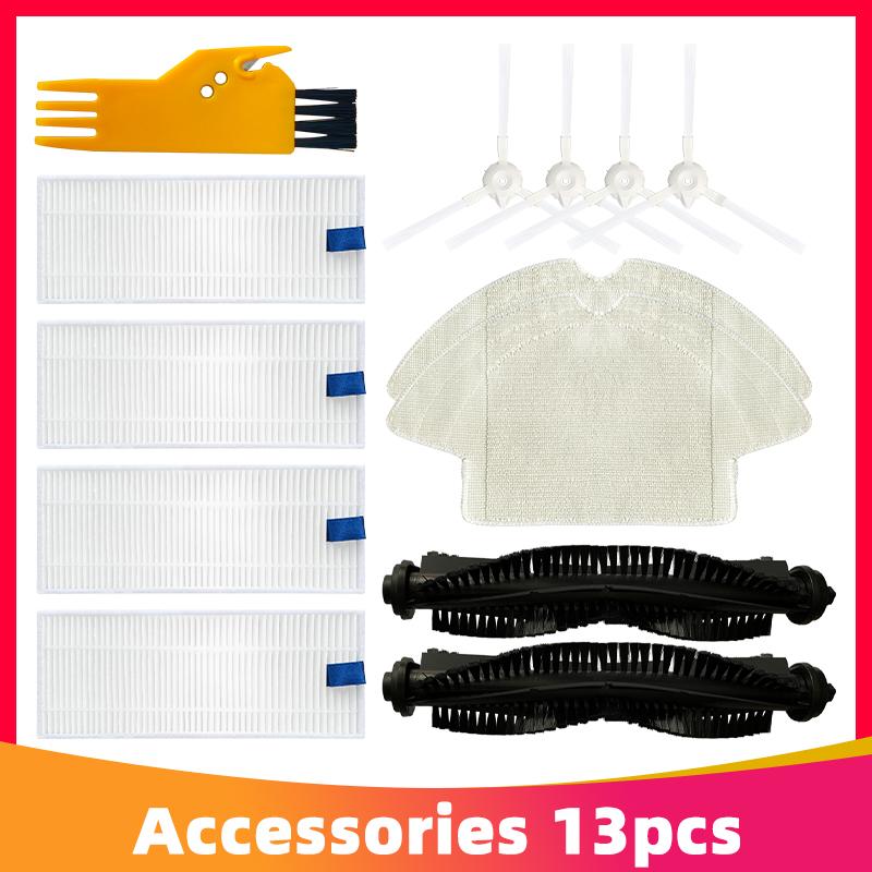 Fit For ( 360 S6 / Tefal Rowenta X-plorer 75 Serie Animal ) Main Side Brush Filter Mop Robot Vacuum Cleaner Spare Part Accessory