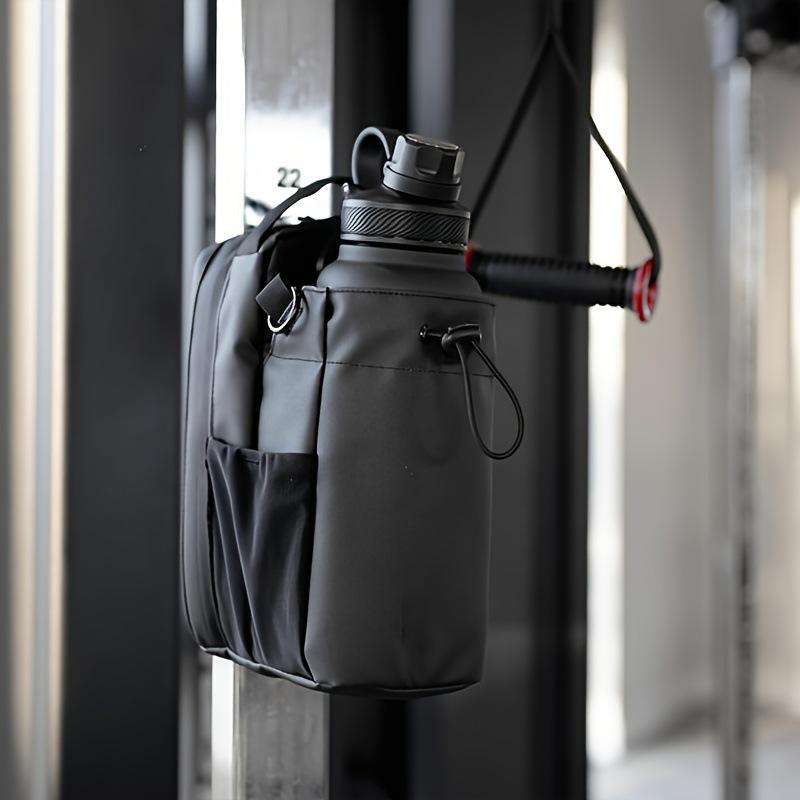 Men's Crossbody Gym Bag - Magnetic Fitness Shoulder Bag with Water Bottle Storage