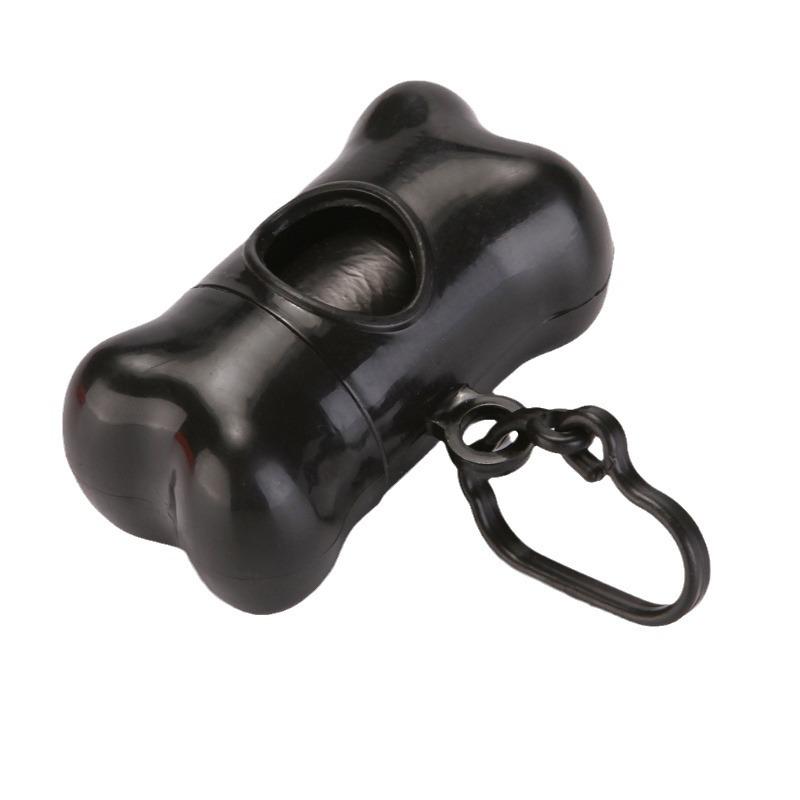Bone-Shaped Pet Poop Scooper with Trash Bag Dispenser for Dogs