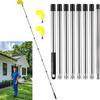 Gutter Cleaning Brush Roofing Tool Easy Remove Telescopic Extendable Pole Roof Drain Sink Filter Brush Sewer Brush
