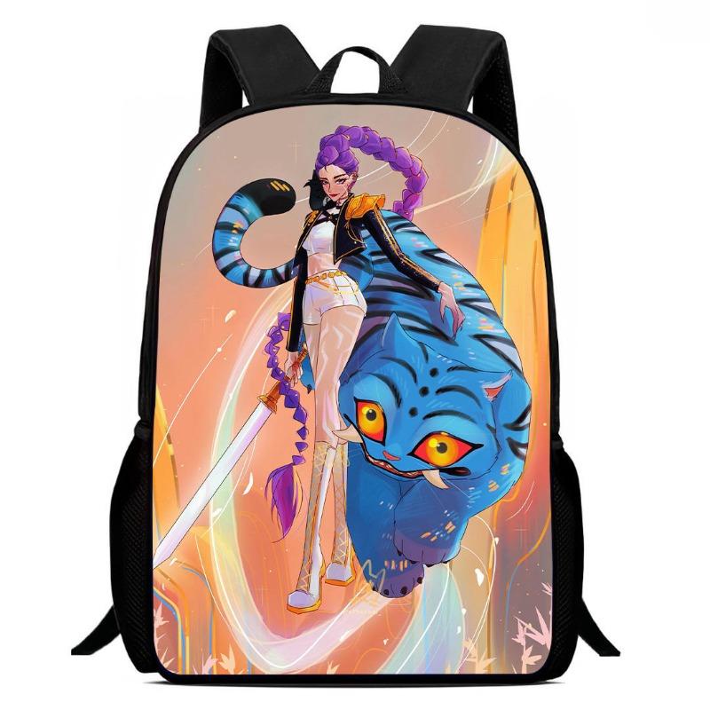 Neue Kpop Hexenjägerin Mädchengruppe Schultasche High-Definition-Druck Lässiger grenzüberschreitender leichter Rucksack