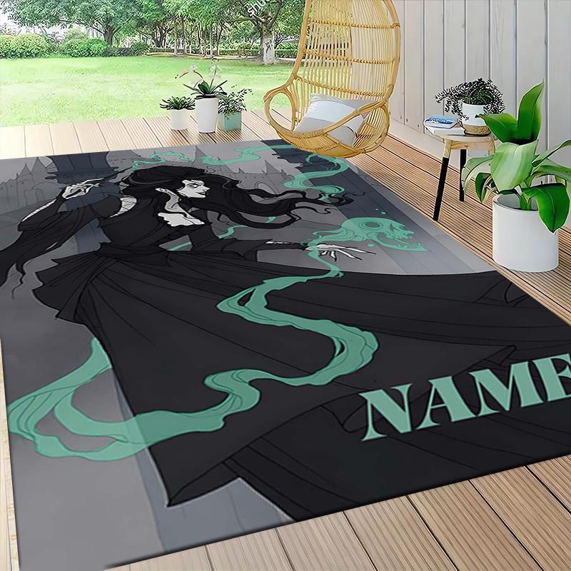 Custom Name Harry Potter's Study Carpet Rug Customizable Soft Washable Anti-Slip Home Living Room Sofa Mats Personalized Rug. 090982