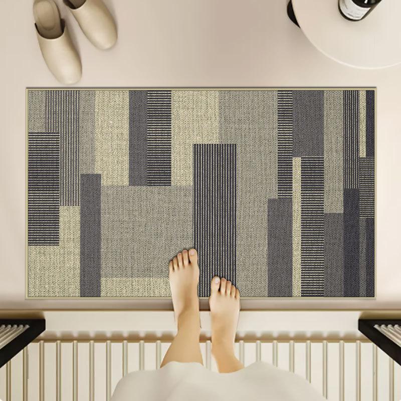 Entrance Door Mat Foot Mat Water Absorbing and Anti Slip Entrance Door Bathroom Entrance Hall Kitchen Carpet