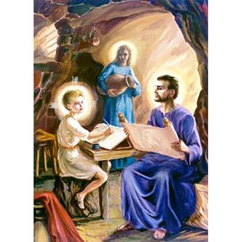 DIY 5D diamantmaleri helrundt borekorsstingsett Diamantbroderi Religion Mosaikk Portrett Hjemmedekor Veggkunstgave