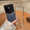 Applicable to Samsung folding screen ZFold1 electroplating mobile phone case creative wood grain splicing ZFOLD1/1/1 case film protection