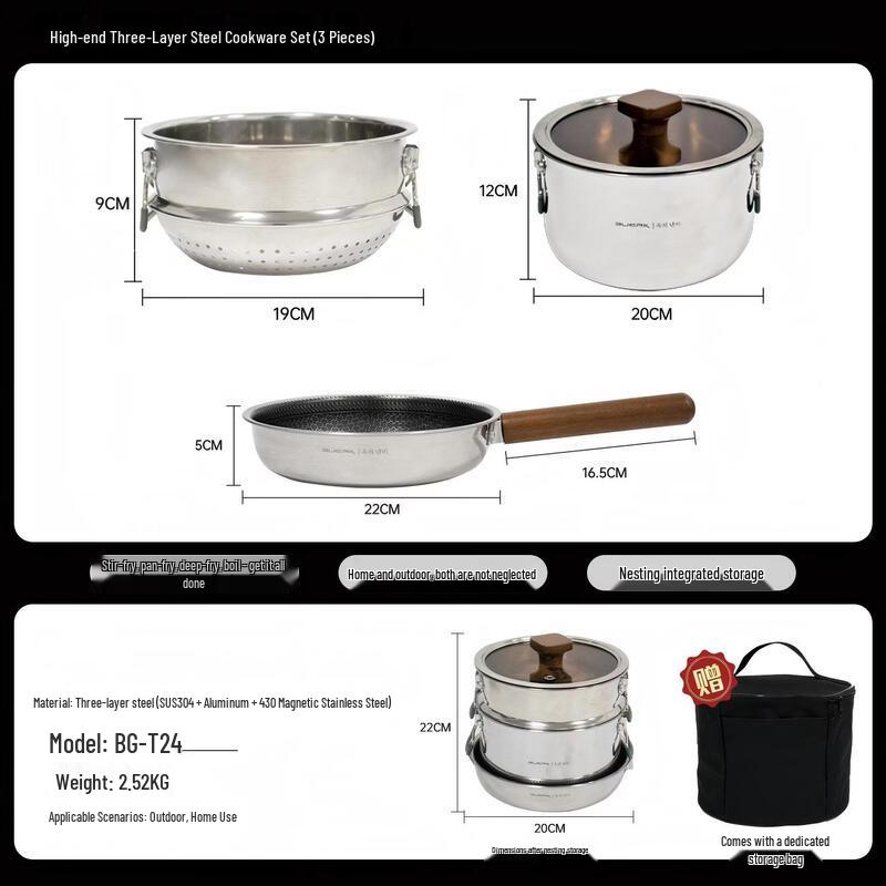 Outdoor Camping Cookware Set