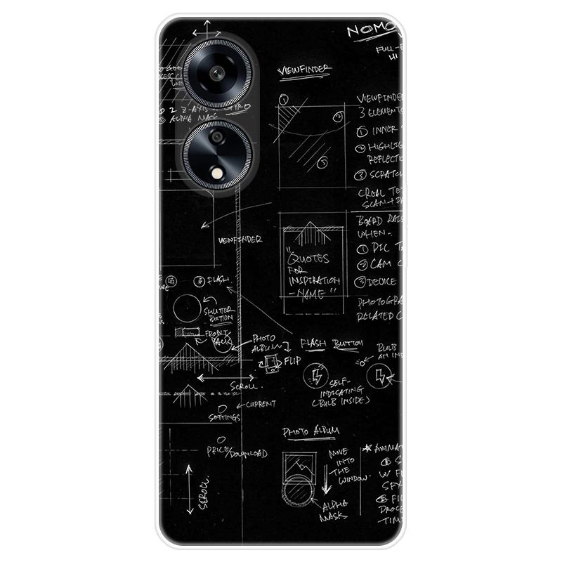 For OPPO Reno10 Reno 10 Pro A98 A 98 5G deksel mykt silikon bakdeksel tegneserie telefonveske Stjernehimmel