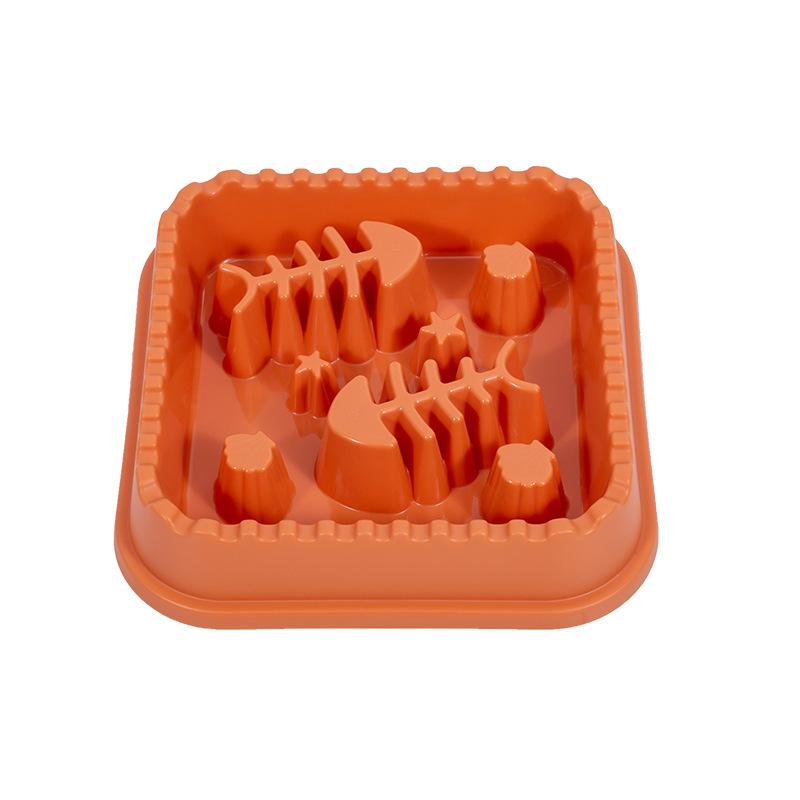 

One piece of dog anti-choking slow food bowl dog bowl dog basin feeder cat bowl pet supplies dog food bowl cat food basin