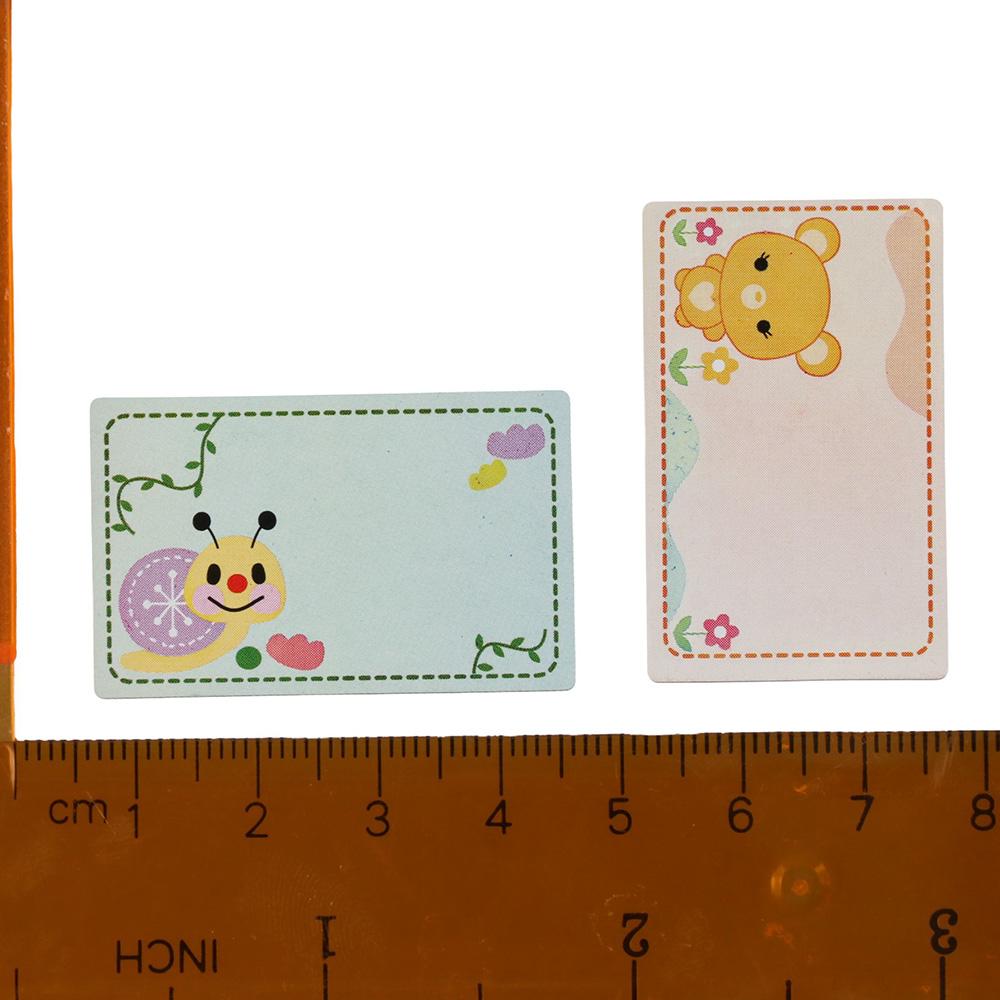 Blank Name Tag Cartoon Name Labels Rectangle Name Stickers  Home
