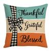 Thanksgiving Holiday Atmosphere Pillow Print Holiday Atmosphere Decoration Living Room Home Pillow Cushion Cover
