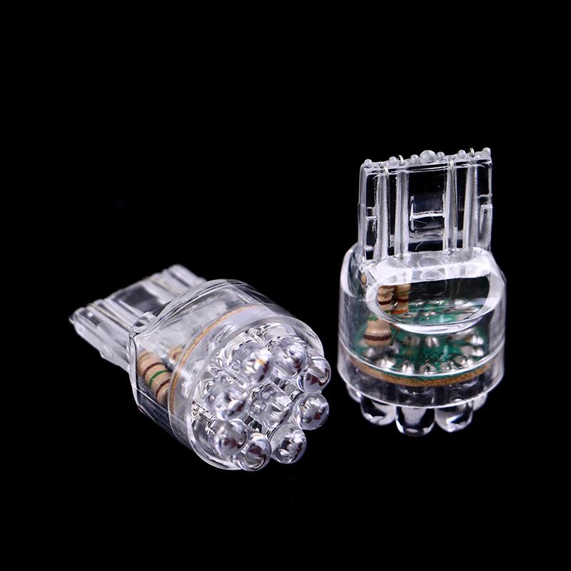 2Pcs/pack DC 12V T20 7443 7440 9LED Car Brake Light Bulb Auto Stop Turn Signal Light Lamp Auto Car Signal Light Lamp LED Bulbs Bulbs 7